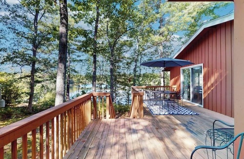 South Sanford House | Lakefront home with seasonal dock & deck - close to trails & ocean beaches