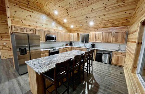 Grayling House | Lakefront Lodge on Shupac Lake! Pontoon/Sauna/More