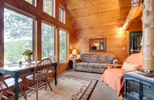 Hill House | Lakefront Ogema Vacation Rental Cabin w/Fire Pit!