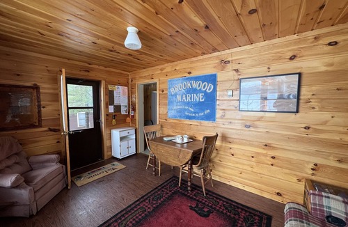Lac du Flambeau Cabin | Lakefront one bedroom cabin with private dock