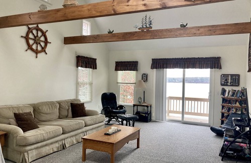 Mashpee House | Lakefront, private beach, stunning views