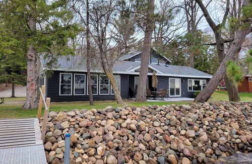 Hillman House | Lakefront Retreat on Platte Lake - Sleeps 10 - 2 King Ensuites - Pontoon Rental