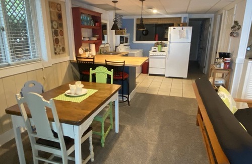 Manistee Apartment | Lakefront Vacation Rental! Walk to Lake Michigan!