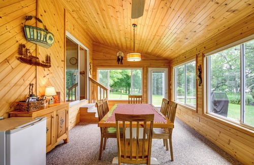 Alexandria Cabin | Lakeside Hideaway w/Swim Dock in Alexandria!