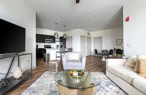 McCordsville Apartment | Landing | Stylish 2BD, Gym, Rooftop Lounge