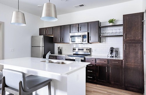 McCordsville Apartment | Landing | Stylish 2BD, Gym, Rooftop Lounge