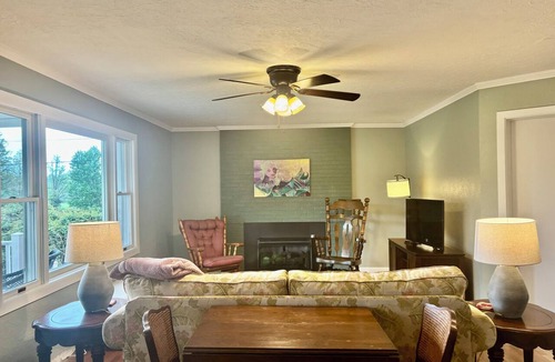 Shady Spring House | Let the frogs sing you to sleep at night in this family and pet friendly home.