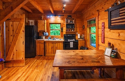 Logan Cabin | Liberty Belle: Dog + Budget-friendly cabin w/Hot Tub + Wifi near Hocking River