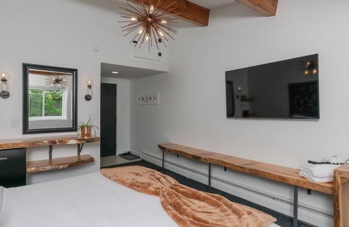 Ellicottville Cabin | Lincoln Boutique Motel- Upper Deluxe King #11