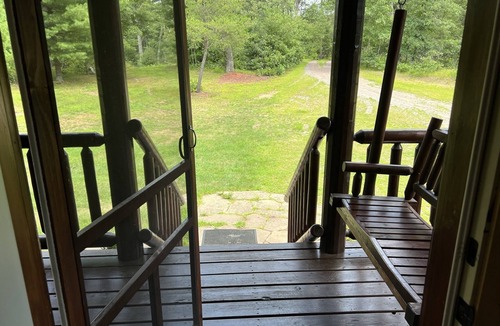 Nekoosa Cabin | Little Valley private log cabin in the woods by Lake Petenwell