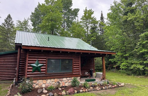 Cheboygan Cabin | Log Cabin near Mackinaw, Mullet & Burt Lake!