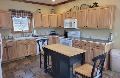 Lake Township Cabin | Long Lake Landing - Open all year! Kayaks! Sandy Waterfront!
