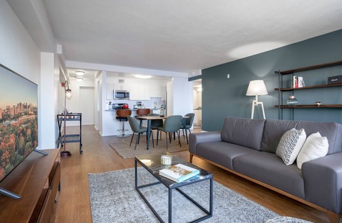 West End Apartment | Lovely Beacon Hill 2BR w/Great Views, Gym + Doorman by Blueground