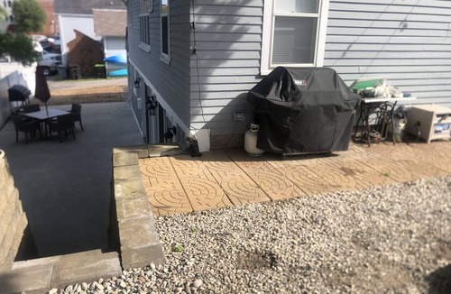 Boyne City House | Lower level of a house located downtown
