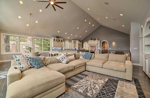 West Branch House | Luxe Waterfront Home w/Private Lake Access!