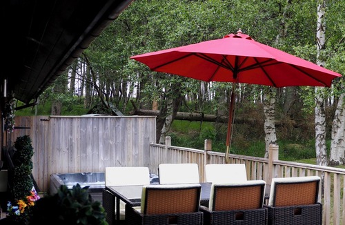 Otterburn Cabin | Luxury Cabin With Hot Tub, Sauna & Outdoor Dining