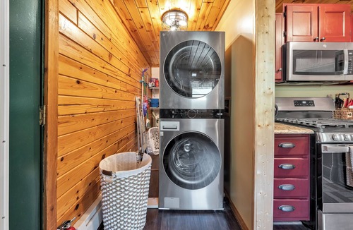 Luzerne Cabin | Luxury Cabin with Hot Tub! Private 10 Acres, Garage game room, Hiking/ORV Trails