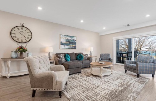 Traverse City Apartment | Luxury Downtown 2BDR Lake View Penthouse Condo steps to Beach 303E