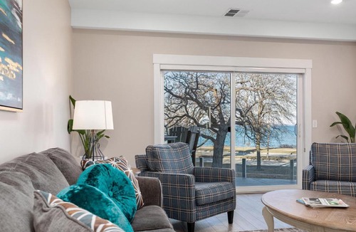Traverse City Apartment | Luxury Downtown 2BDR Lake View Penthouse Condo steps to Beach 303E