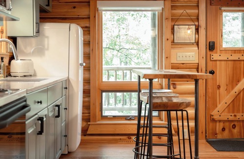 Walker Cabin | Luxury Lakefront Cabins on Leech Lake: Sauna/Boat/Dock/Firepit/Gazebo/Sleeps 12+