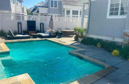 Mashpee House | Luxury Retreat w Heated Pool Large Stone Patio