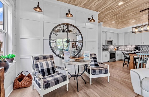 Miramar Beach House | Magnolia Retreat: Free Golf Cart, Walk to Beach, Heated Pool, Game & Bunk Rooms