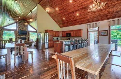 Rockbridge Cabin | Meadows | Hocking Hills, Pool, Theater, Sleeps 24