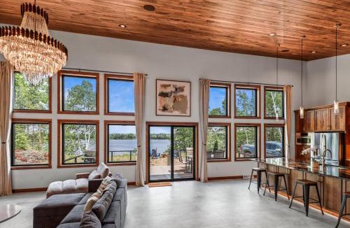 Oneida County House | Minocqua Retreat - Dock, Hot Tub & Game Room