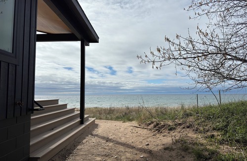 Harbor Springs Cottage | Modern Lake Michigan Private Beach Cottage