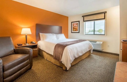 Lubbock Hotel | Modern Lubbock Stay | Queen Bed | Kitchenette