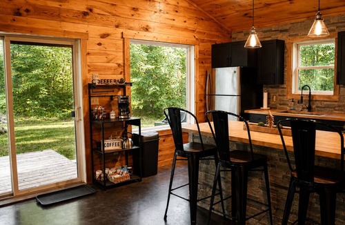 Hayward Cabin | Modern Rustic Cabin - ATV & Snowmobile Trail Access - Fire Pit