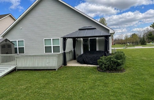 Indianapolis House | Modern, spacious home with high ceilings, yard space, and in a prime location.