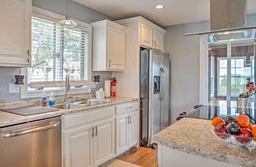 Mill Springs House | Monticello Home w/Multi-Level Deck on 2 Acres!