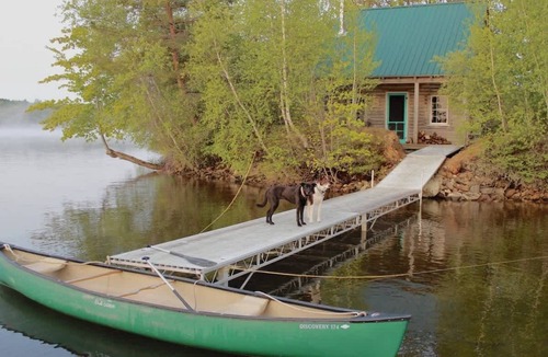 Monmouth House | Naughty Dog Private Island Log Cabin