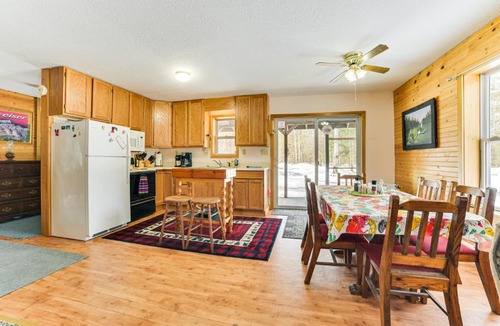 Detour Township House | Near Lake Huron: Secluded Goetzville Cabin w/Deck