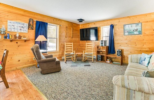Detour Township House | Near Lake Huron: Secluded Goetzville Cabin w/Deck