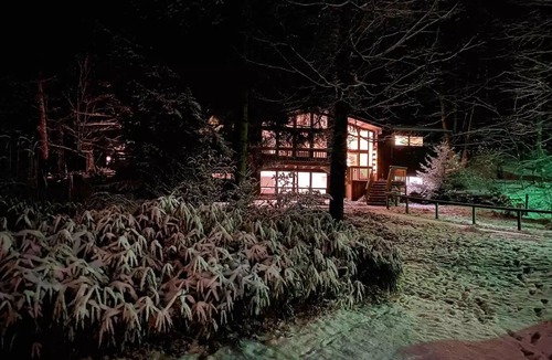 Frankfort Apartment | Nestled in the woods & steps from Main St./Beach