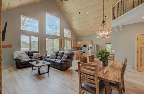 Hayward Ski Chalet | New 3 Bedroom Chalet on 26 acres, private 4 acre water feature, next to trails.