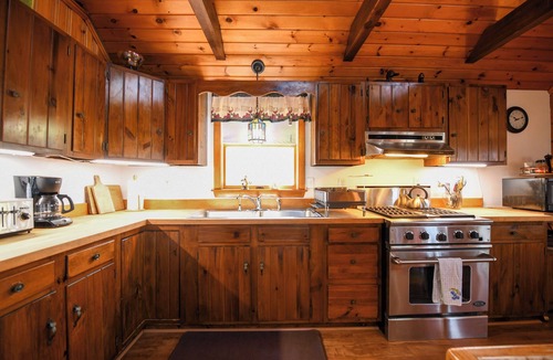 South Casco Cottage | New for 2026! Thomas Pond Cottage with Sandy Beach, Firepit & Lake Views