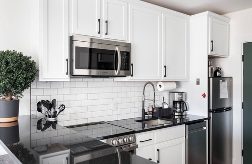 Bellaire Apartment | New Pet-Friendly Modern Studio with Resort Amenities. Sauna, Hot Tubs, & More!