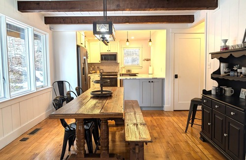 Frankfort House | NEW! The Frankfort Beach Retreat- Gorgeous, Dog-Friendly, and Great Location! Includes Hot Tub and Advanced Central Air Conditioning System! 5 Kayaks and a Paddleboard Included! Perfect Family Getaway!