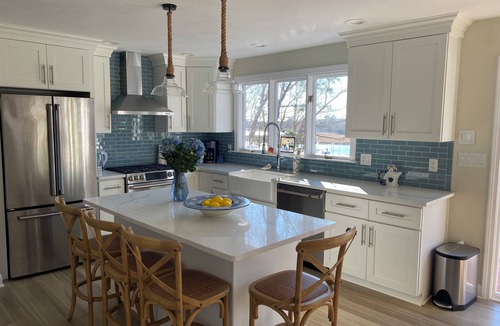 Seconsett Island House | New to the market 4BR Cape Cod charmer on Hamblin Pond w Waquoit Bay views