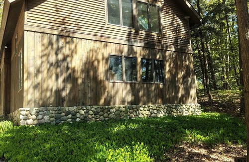 Lake Leelanau Cottage | NEW! Waterfront Cottage on private Lake Michigan Beach with glorious sunsets