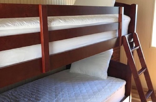 Sturgeon Bay Boat Rental | Newly Constructed, Pier Relaxn', the Floating Cottage! Reserve your stay today!