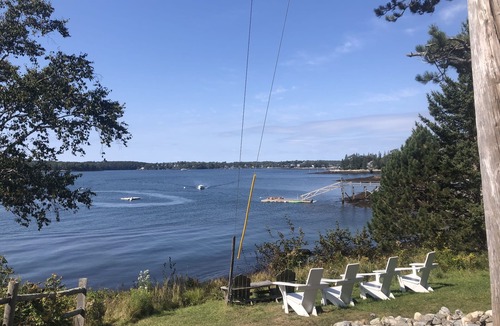 Isle of Springs Cottage | Newly renovated modern guest cottage across from Spruce Point Inn Pet Friendly!