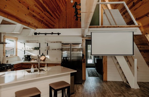 Grayling Cabin | Northern MI Secluded A-Frame Cabin: Getaway, ORVs, Fishing, Projector, Golf, EV