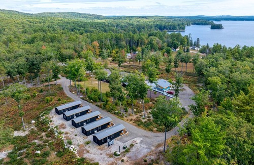 North Sebago Cabin | NUTHATCH - RESORT WITH 12 PROPERTIES. NATURAL POND FOR SWIMMING.