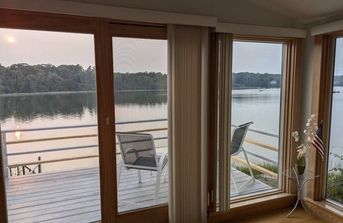 Mid-Coast and Islands Cottage | Ocean's Edge sits right on Stover's Cove.