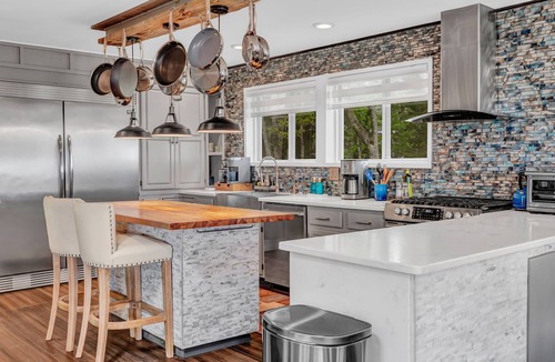 Corea House | Oceanfront Seaglass Estate Near Acadia National Park, with Hot Tub and Views!