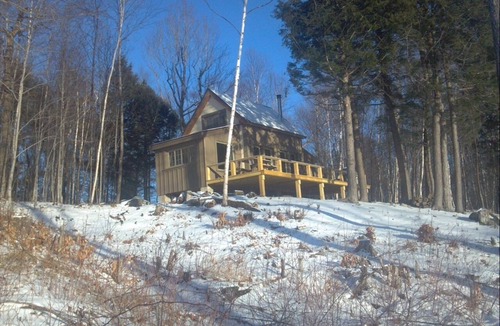 Sunday River Area Cabin | Off Grid Remote Maine Cabin with AMAZING Mountain Views - ATV from Cabin